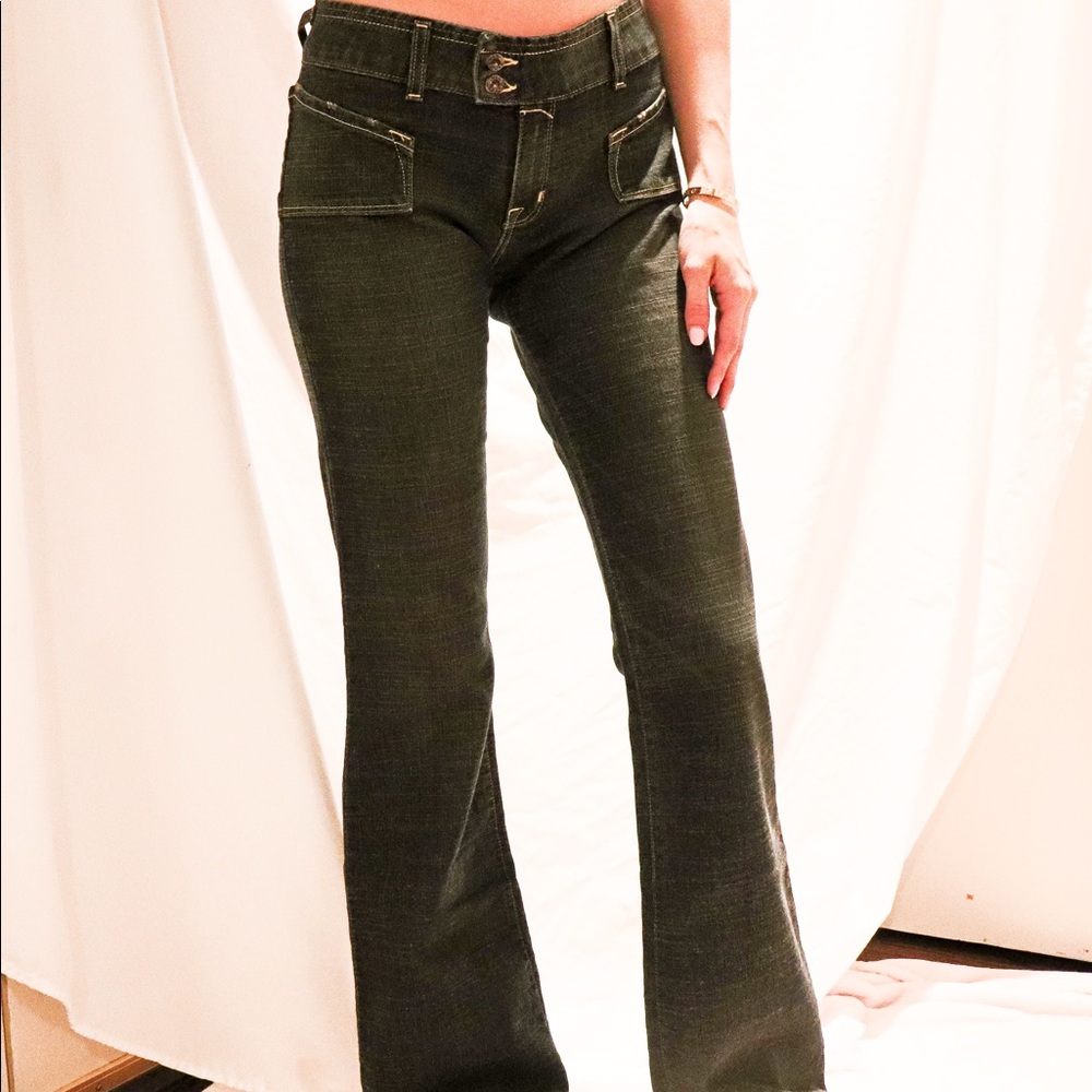 Von Dutch Flared Dark Denim Jeans